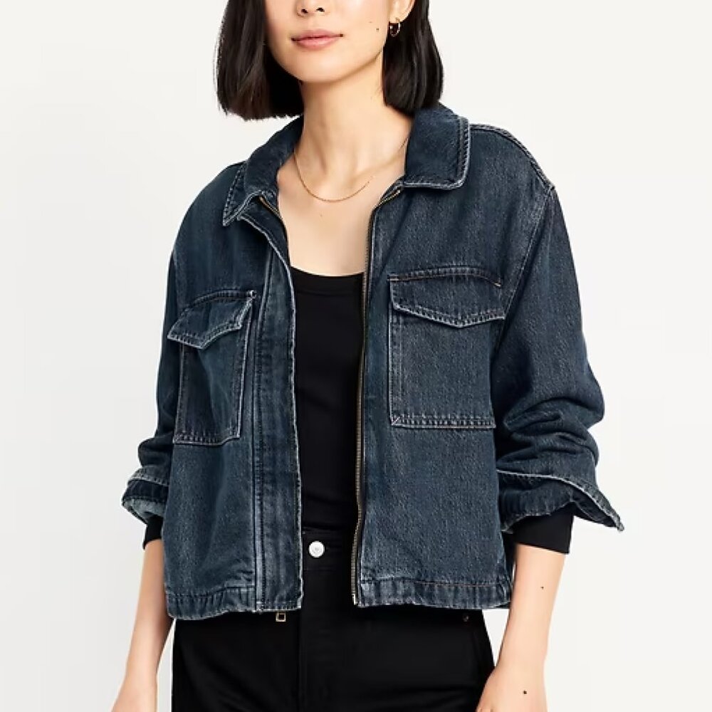 Old Navy Jean Shirt Jacket NWT